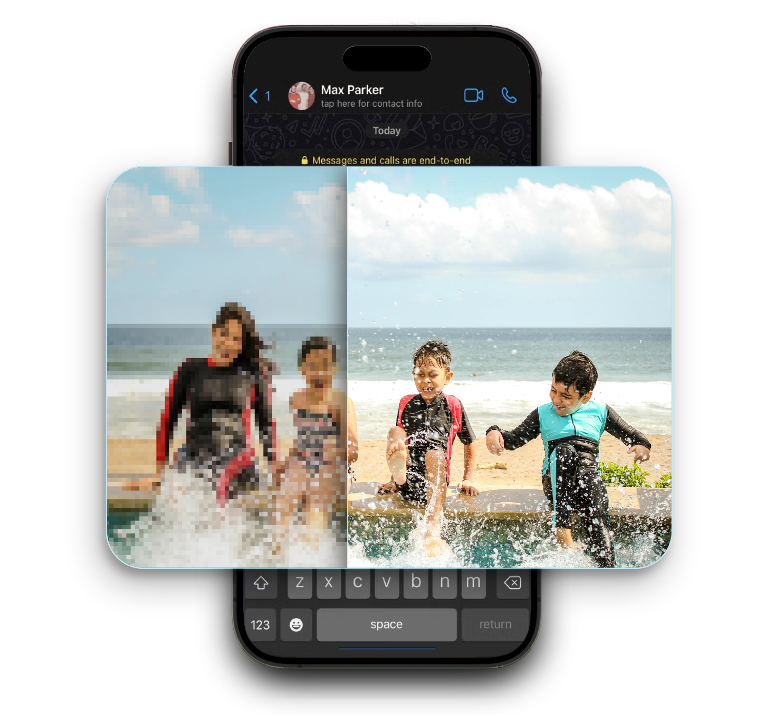 Messenger screenshot example